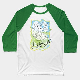 Lovely birds Baseball T-Shirt